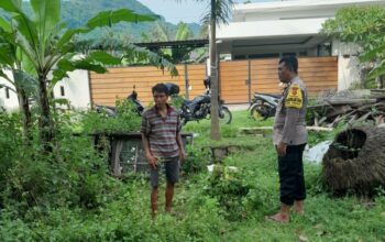 Bhabinkamtibmas Senggigi Dorong Warga Krandangan Kembangkan Ketahanan Pangan