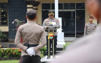 Polres Lombok Barat Peringati Haornas, Dorong Budaya Olahraga Sejak Dini