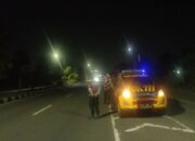 Tingkatkan Keamanan, Polres Lombok Barat Intensifkan Patroli Blue Light di Jalur Bypass BIL II