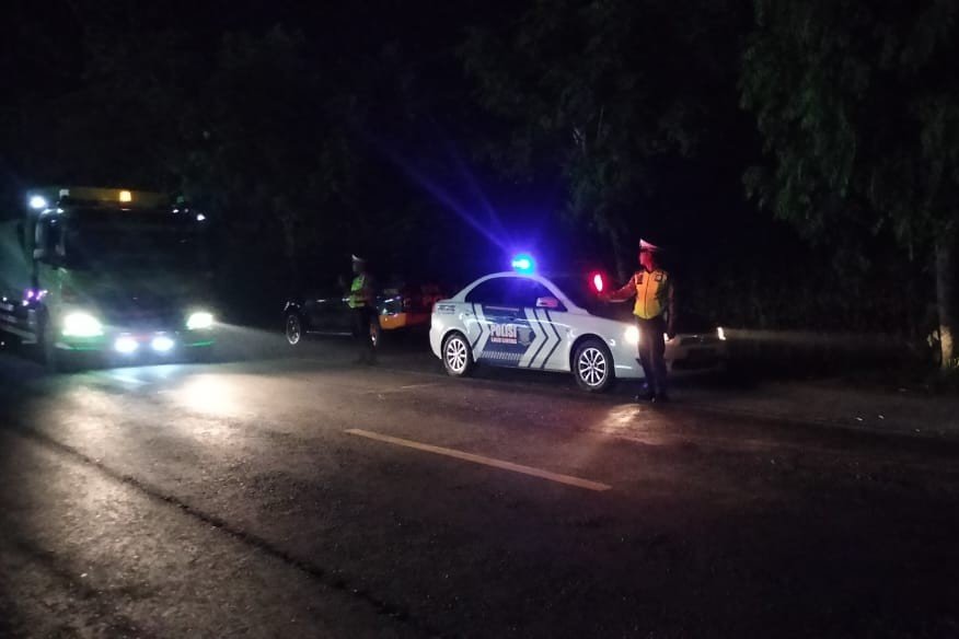 Malam Bebas Kendaraan di Gerung Berlangsung Lancar dan Tertib