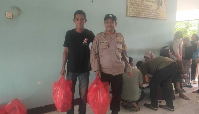 Personel Polsek Bolo Aktif Melaksanakan Pengamanan dan Monitoring Pendistribusian MBG di Wilayah Hukumnya